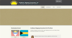 Desktop Screenshot of caribbeanshippingconnect.com